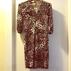 Fun black and white print dress!